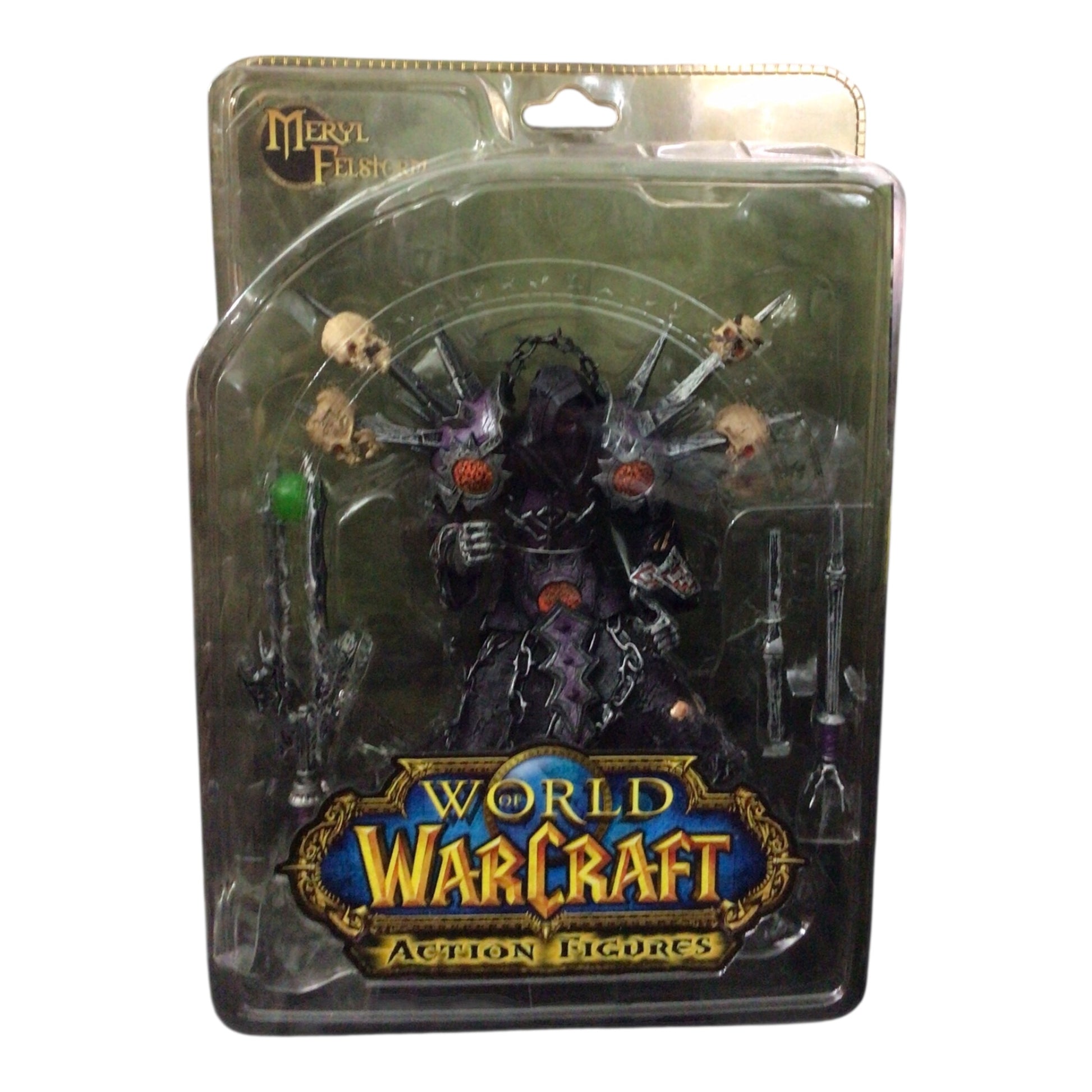 World of Warcraft Action Figure Set - Rehgar Earthfury & Meryl Felstorm (Sealed)