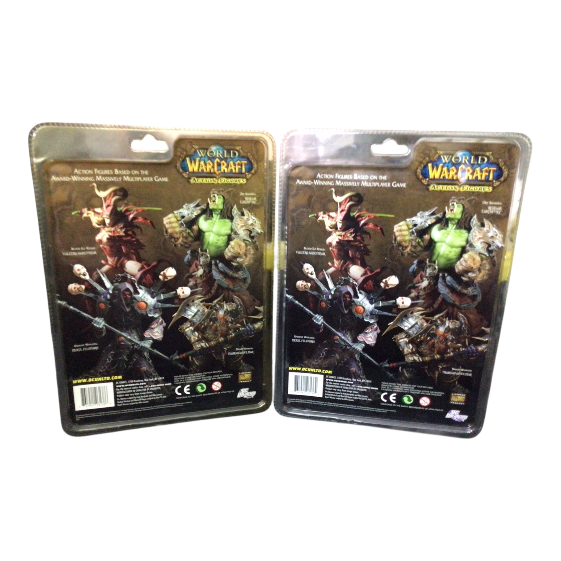 World of Warcraft Action Figure Set - Rehgar Earthfury & Meryl Felstorm (Sealed)