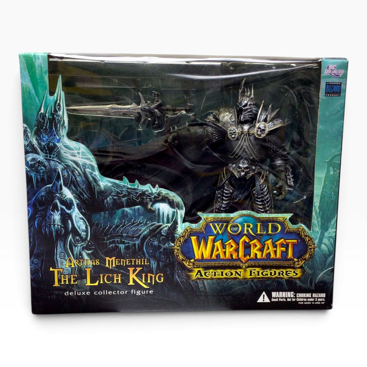World of Warcraft Arthas Menethil The Lich King Deluxe Collector Action Figure – 2010 - DC Unlimited