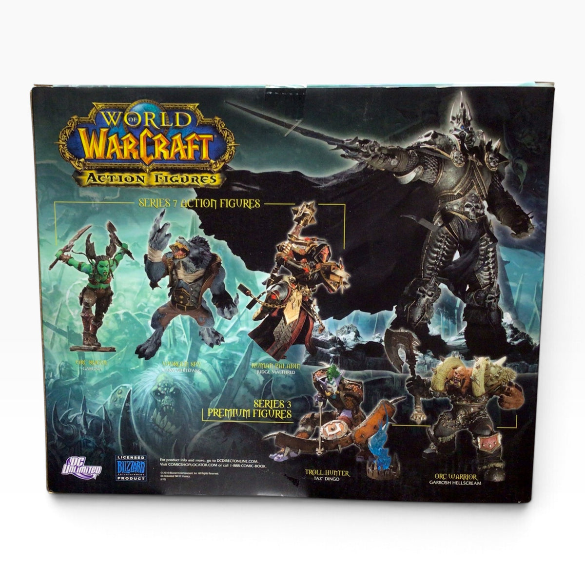 World of Warcraft Arthas Menethil The Lich King Deluxe Collector Action Figure – 2010 - DC Unlimited