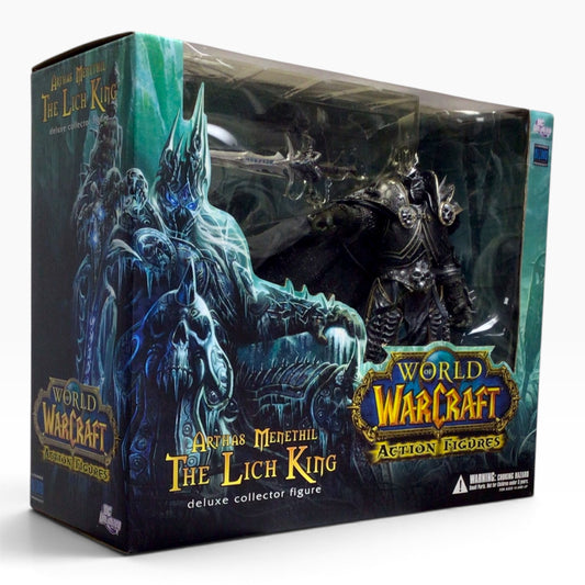 World of Warcraft Arthas Menethil The Lich King Deluxe Collector Action Figure – 2010 - DC Unlimited