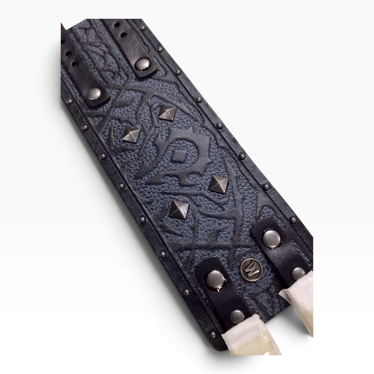 World of Warcraft Horde Black Leather Wristband/Cuff WoW - 2013 Blizzard