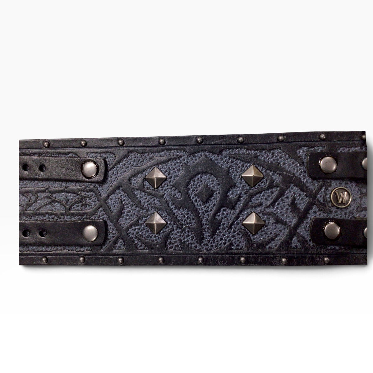 World of Warcraft Horde Black Leather Wristband/Cuff WoW - 2013 Blizzard