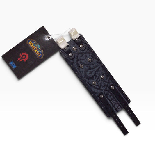 World of Warcraft Horde Black Leather Wristband/Cuff WoW - 2013 Blizzard