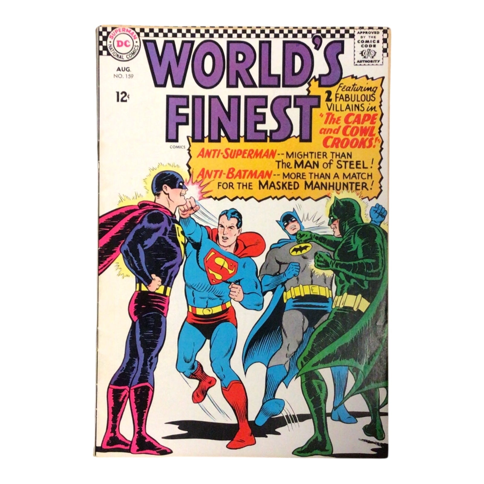 World's Finest Comics Bundle: Four Vintage Issues (#155, #157, #158, #159)