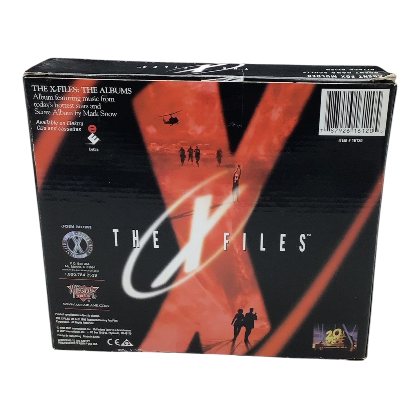 X-Files 3 Figure Set Mulder, Scully, & Attack Alien - McFarlane Toys 1998
