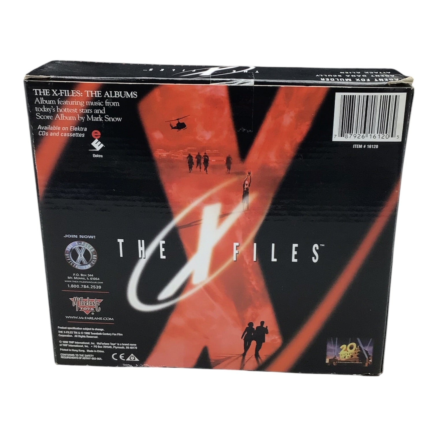 X-Files 3 Figure Set Mulder, Scully, & Attack Alien - McFarlane Toys 1998