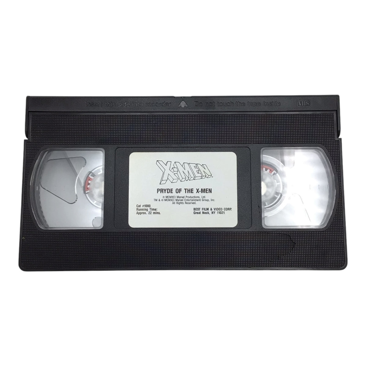 X-Men Pryde of the X-Men VHS Tape