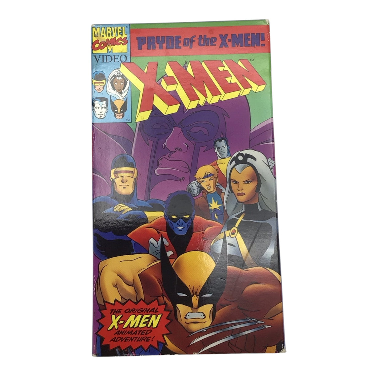 X-Men Pryde of the X-Men VHS Tape
