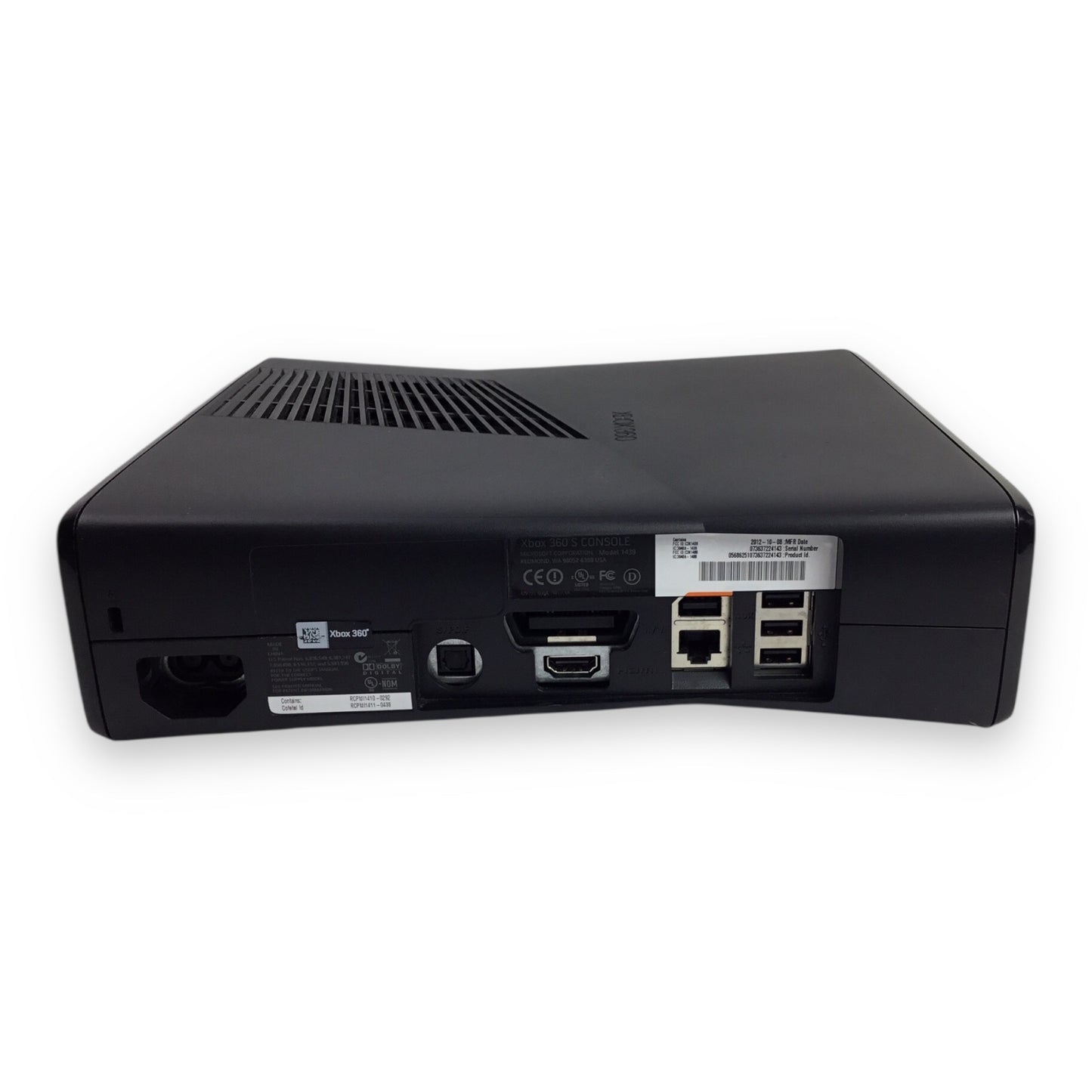 Xbox 360 Bundle - Console in Black, Cables, and Controller in White