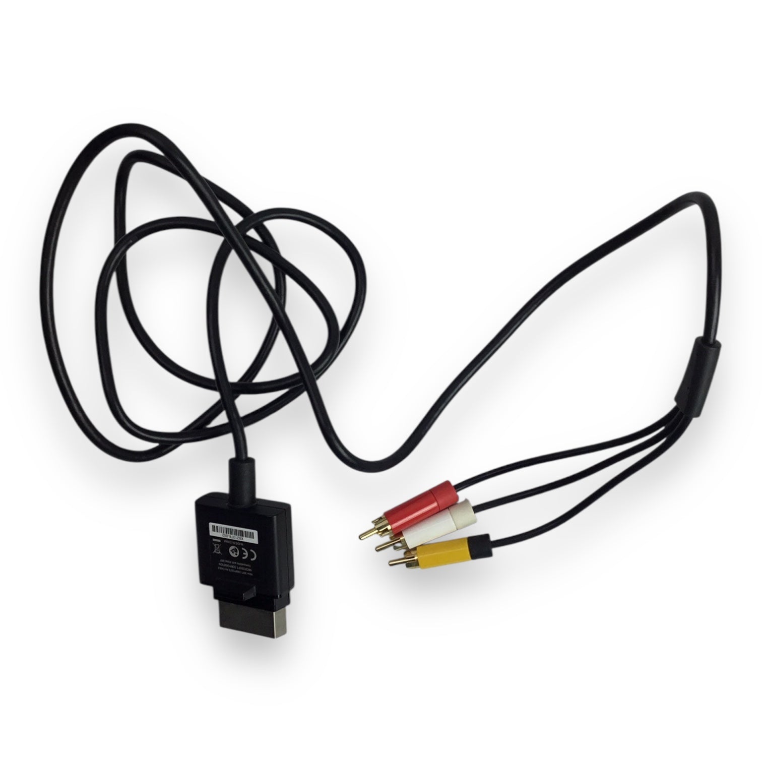 Xbox 360 Bundle - Console in Black, Cables, and Controller in White