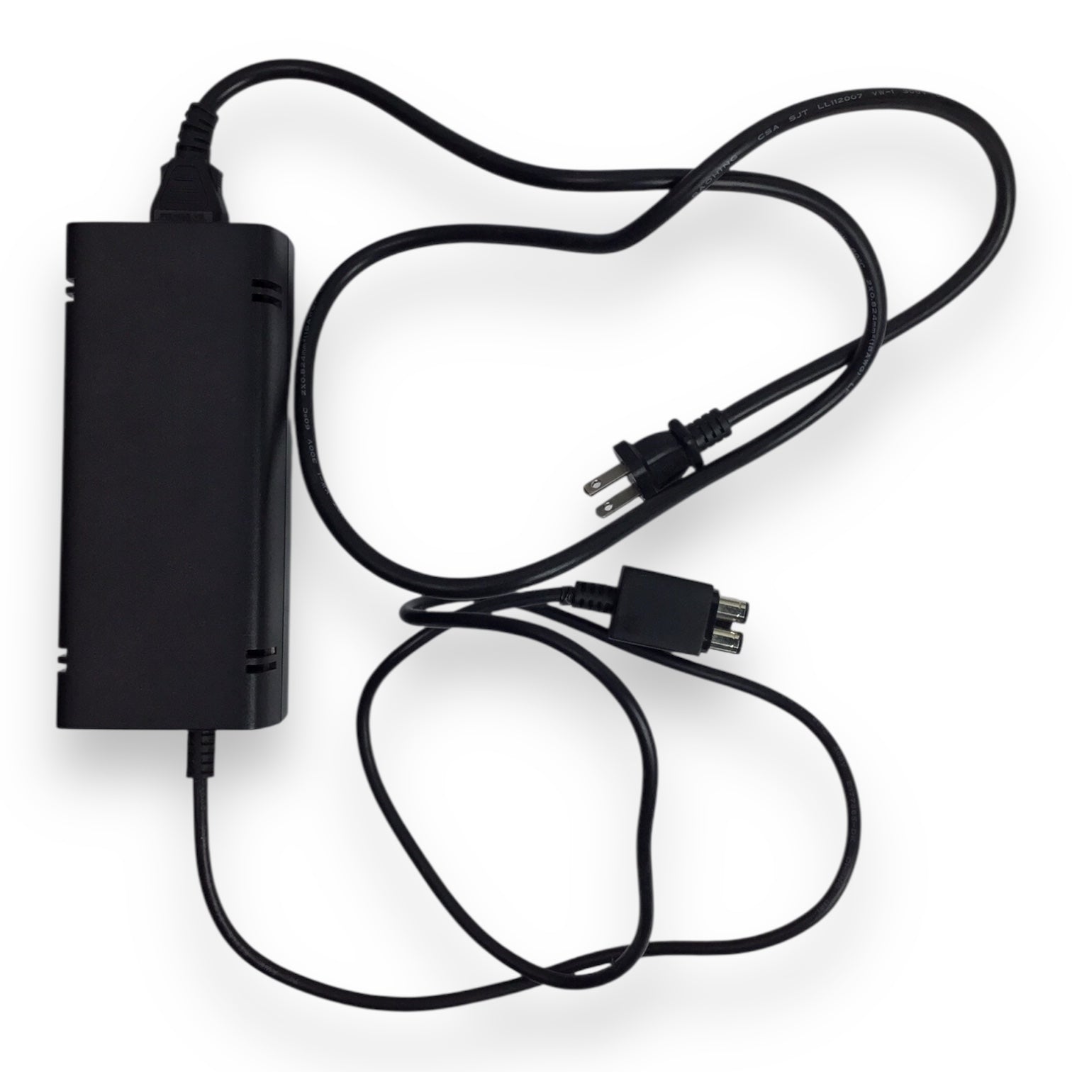 Xbox 360 Bundle - Console in Black, Cables, and Controller in White