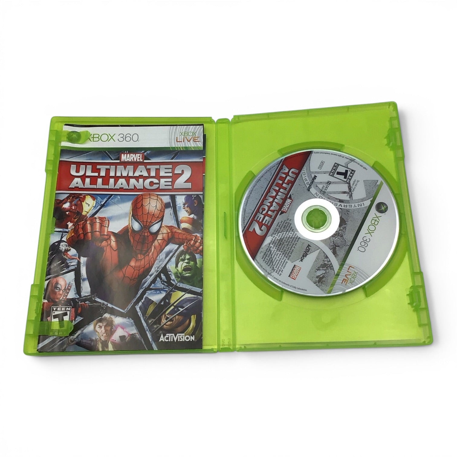 Xbox 360 Marvel Ultimate Alliance 2 w/ Limited Edition Comic Book