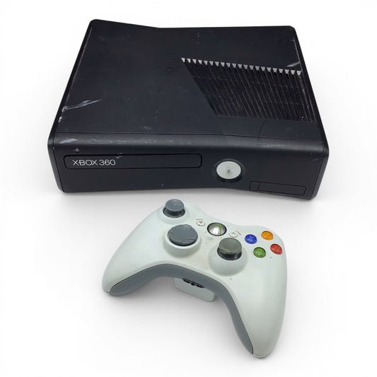 Xbox 360 S 4GB Bundle w/ Controller & Cables - Tested/Working