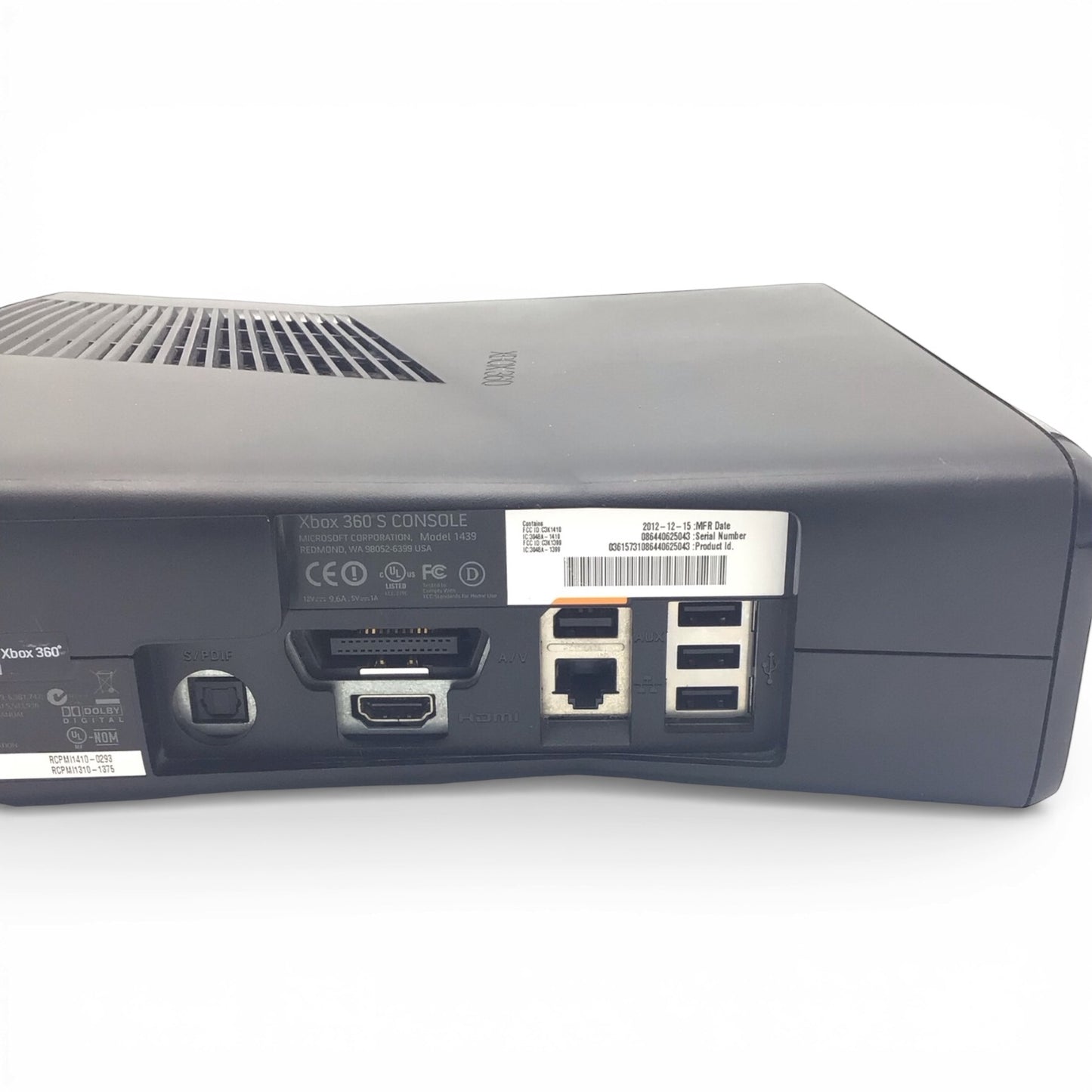 Xbox 360 S Console Model 1439 Complete Bundle - Tested/Working