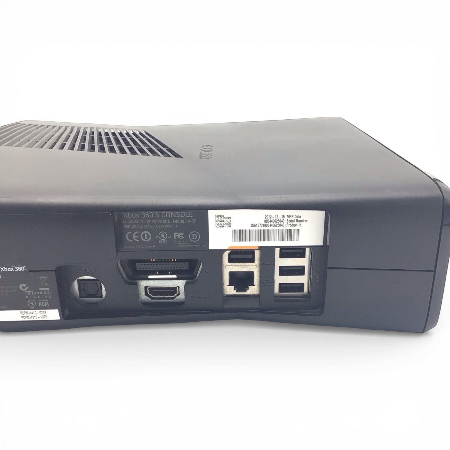 Xbox 360 S Console Model 1439 Complete Bundle - Tested/Working