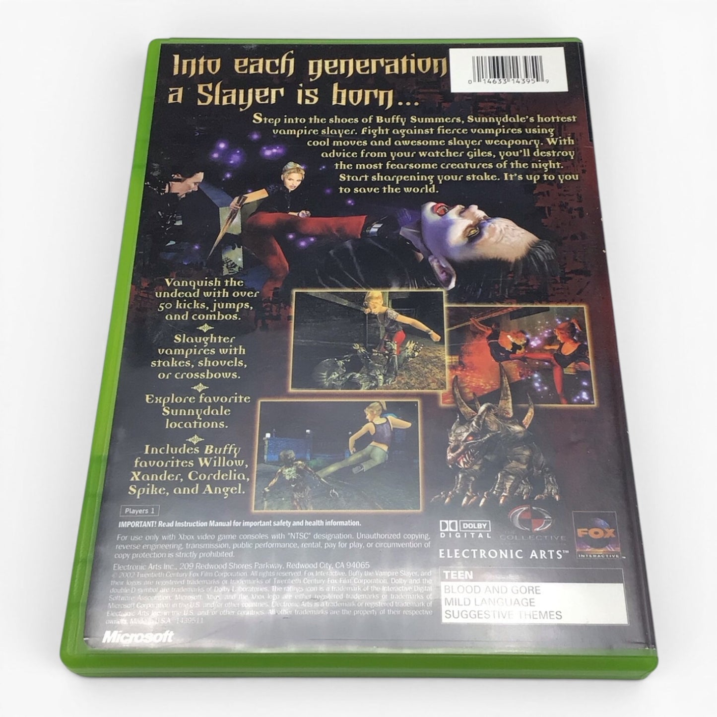 Xbox Buffy the Vampire Slayer