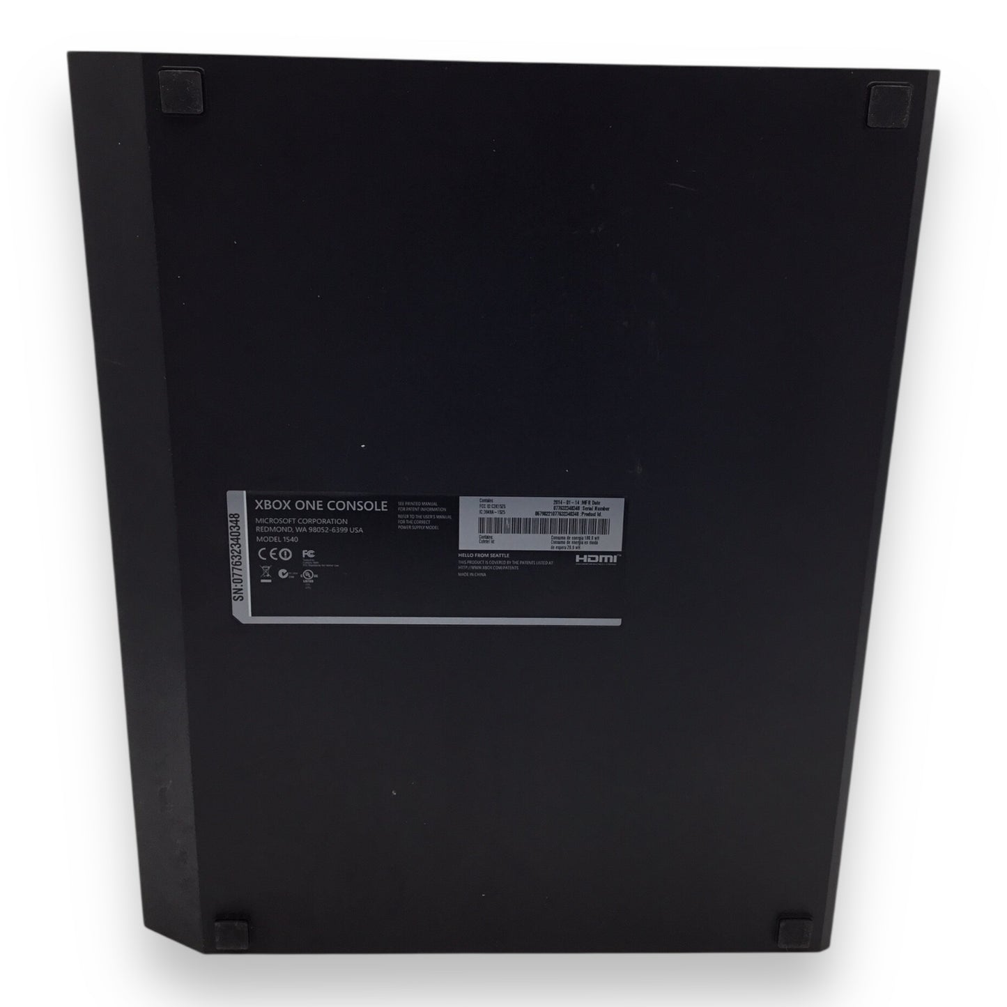 Xbox One Console & Cables - Tested, Working