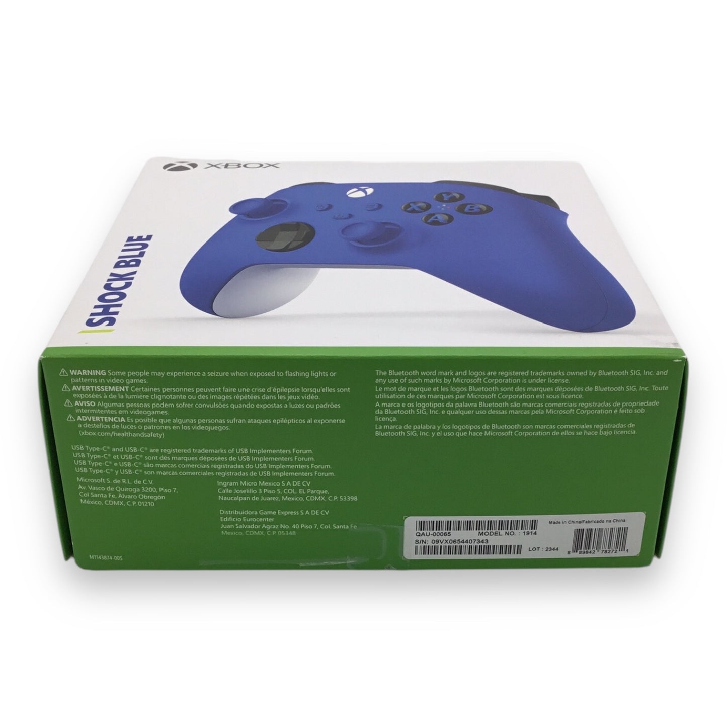 Xbox Wireless Controller in Shock Blue - New in Box