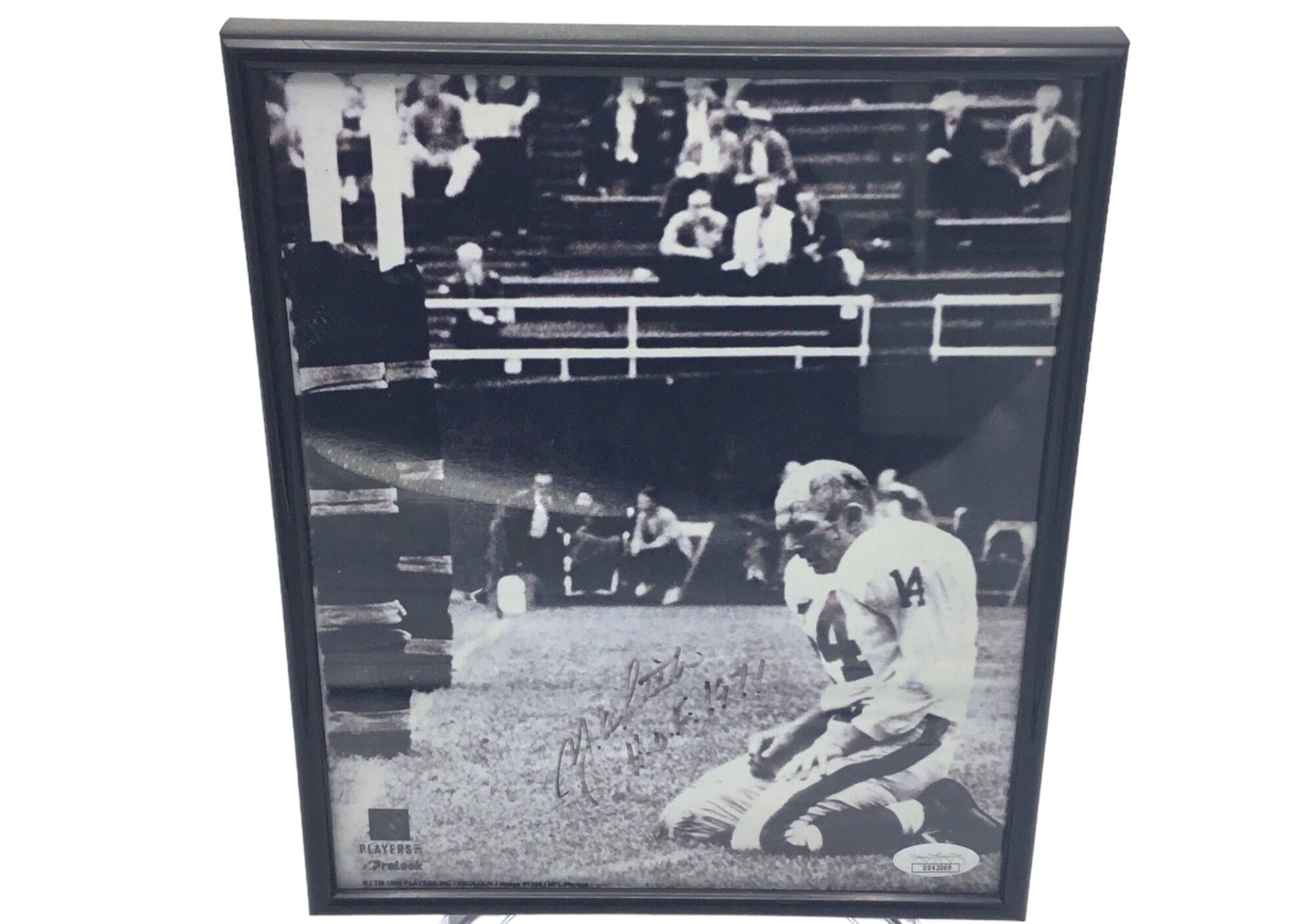 Y.A. Tittle Autographed 8x10" Photo JSA COA