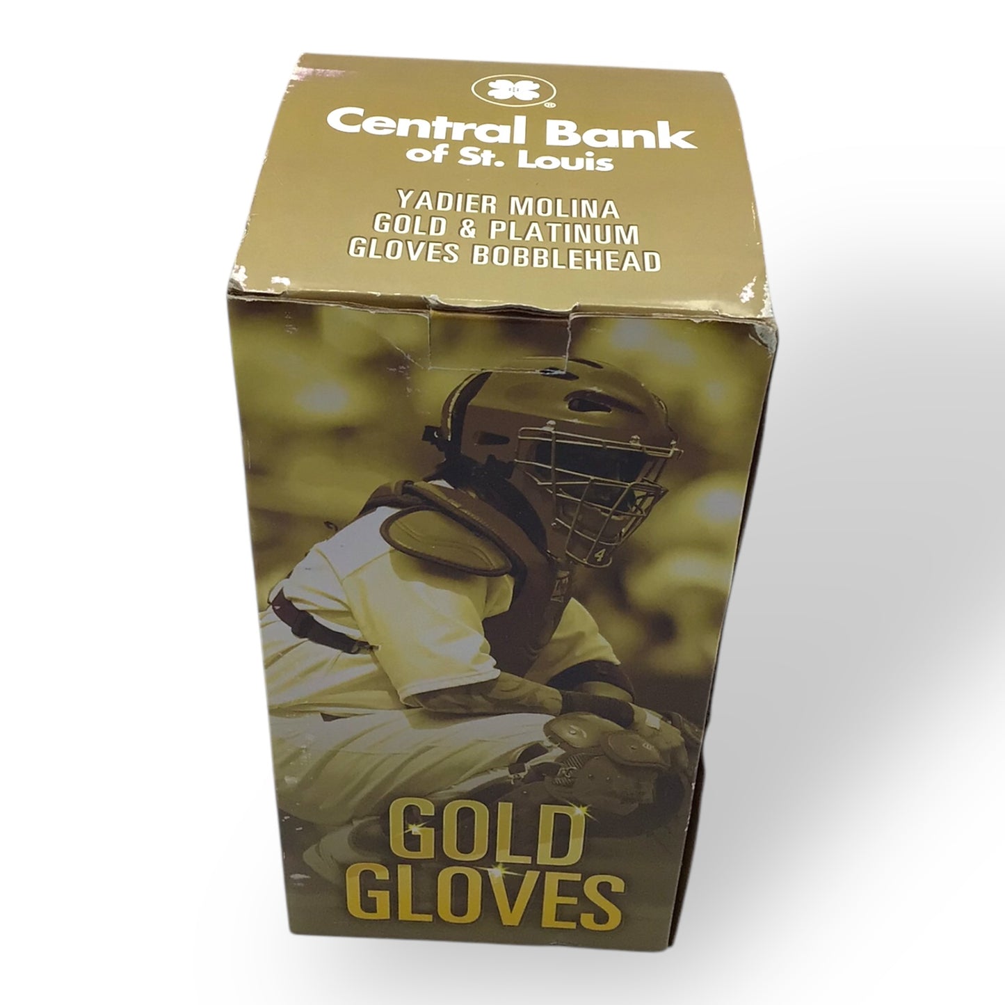 Yadier Molina 7x Gold Glove 3x Platinum Bobblehead | Central Bank of St. Louis