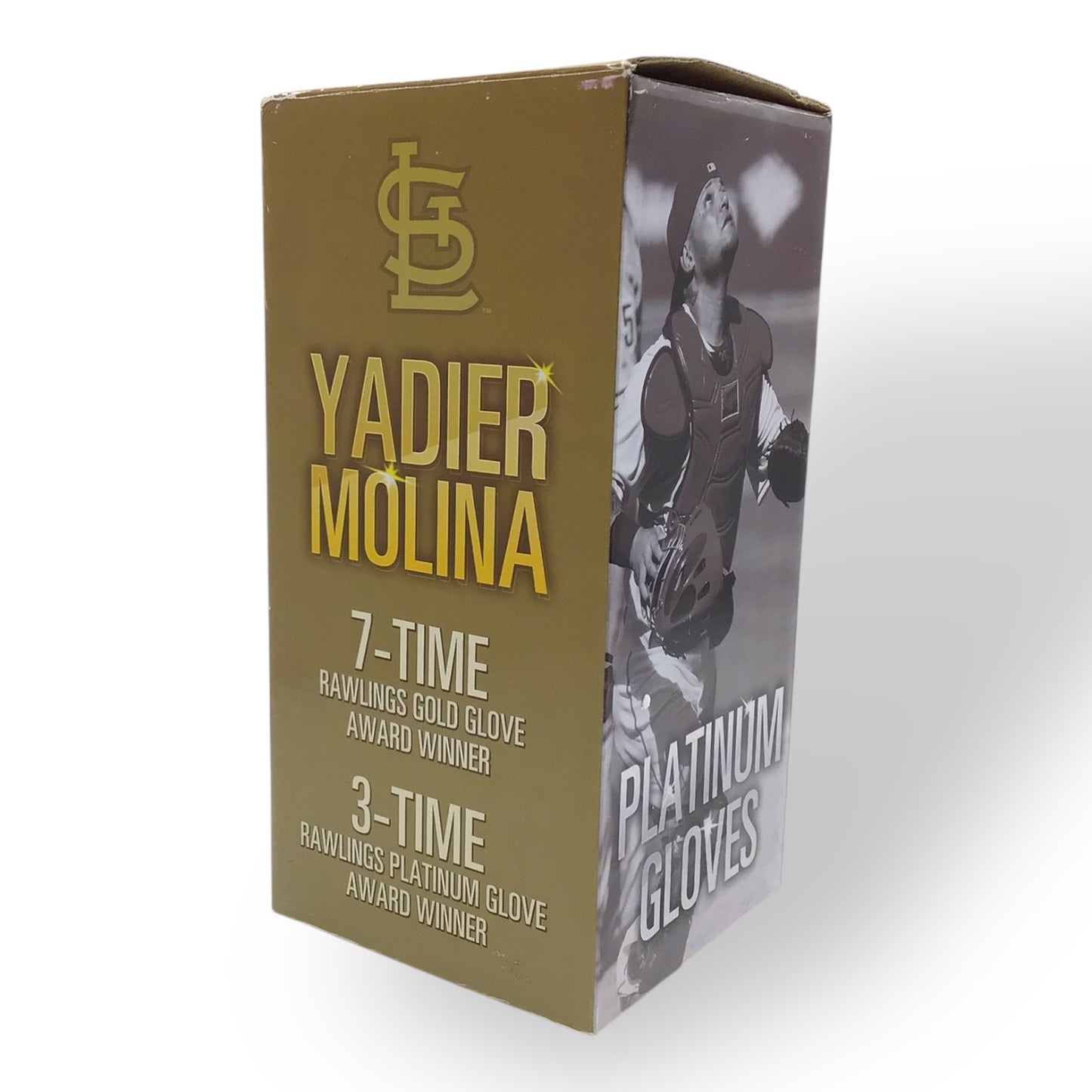 Yadier Molina 7x Gold Glove 3x Platinum Bobblehead | Central Bank of St. Louis