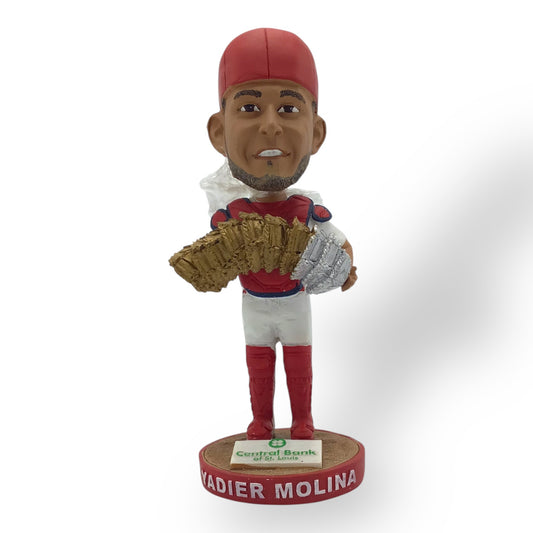 Yadier Molina 7x Gold Glove 3x Platinum Bobblehead | Central Bank of St. Louis