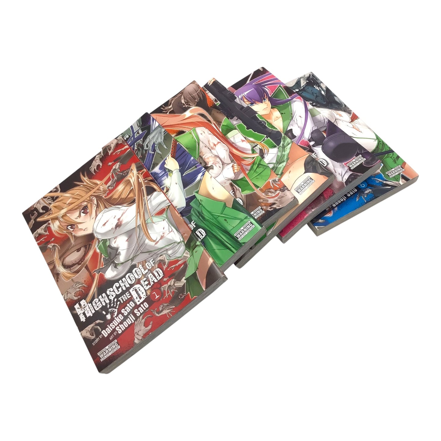 Yen Press High School of the Dead Manga Complete Collection Volumes 1–6