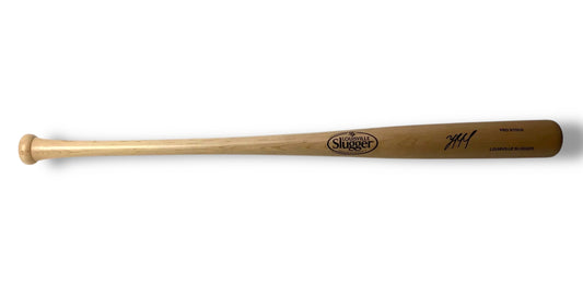 Yordan Alvarez Signed Auto Louisville Slugger Pro Stock Blonde Bat w/ Beckett Cert.