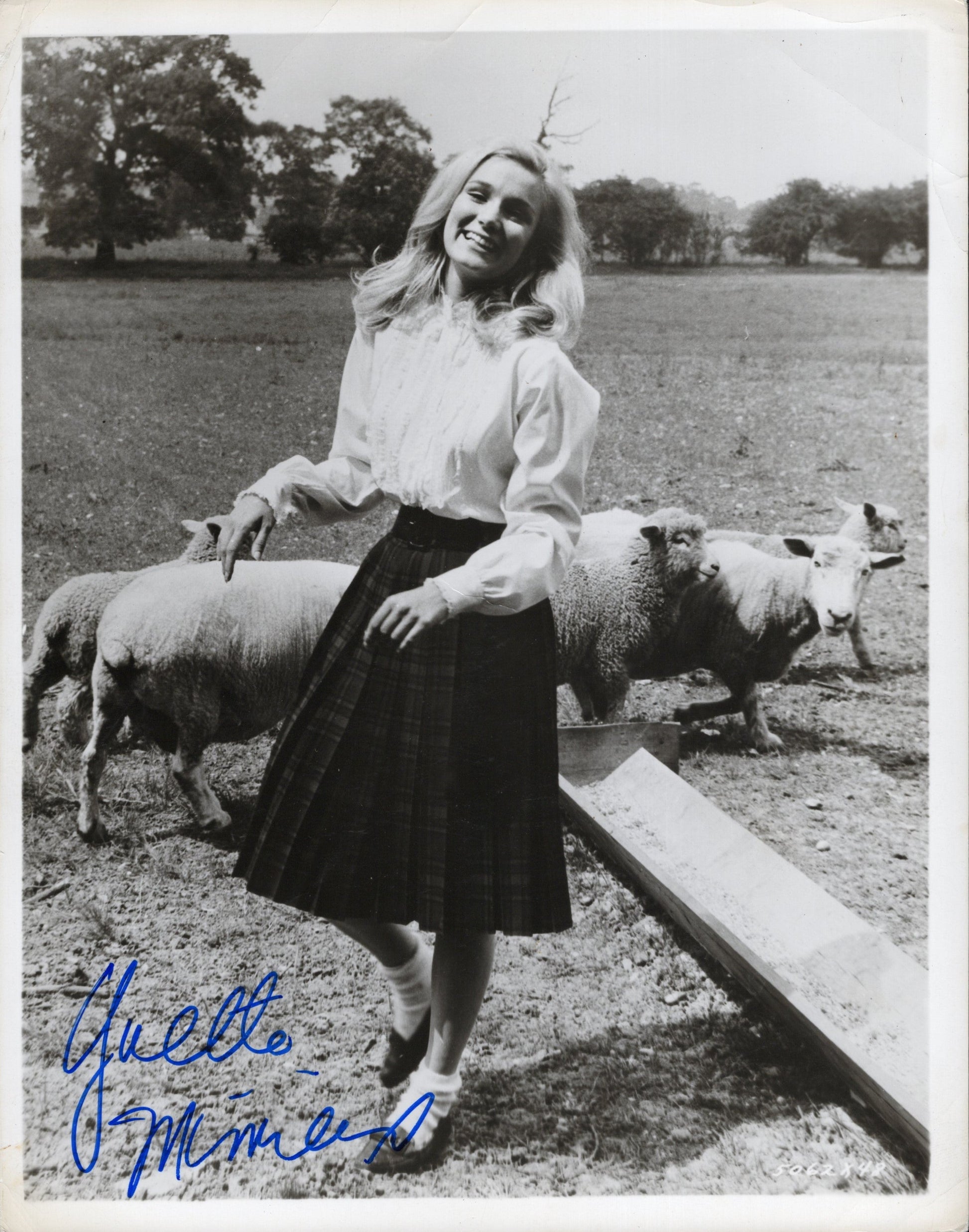 Yvette Mimieux Signed Photo 8x10, Yvette Mimieux Autograph in La Boheme Opera Singer of Where the Boys Are and The Time Machine