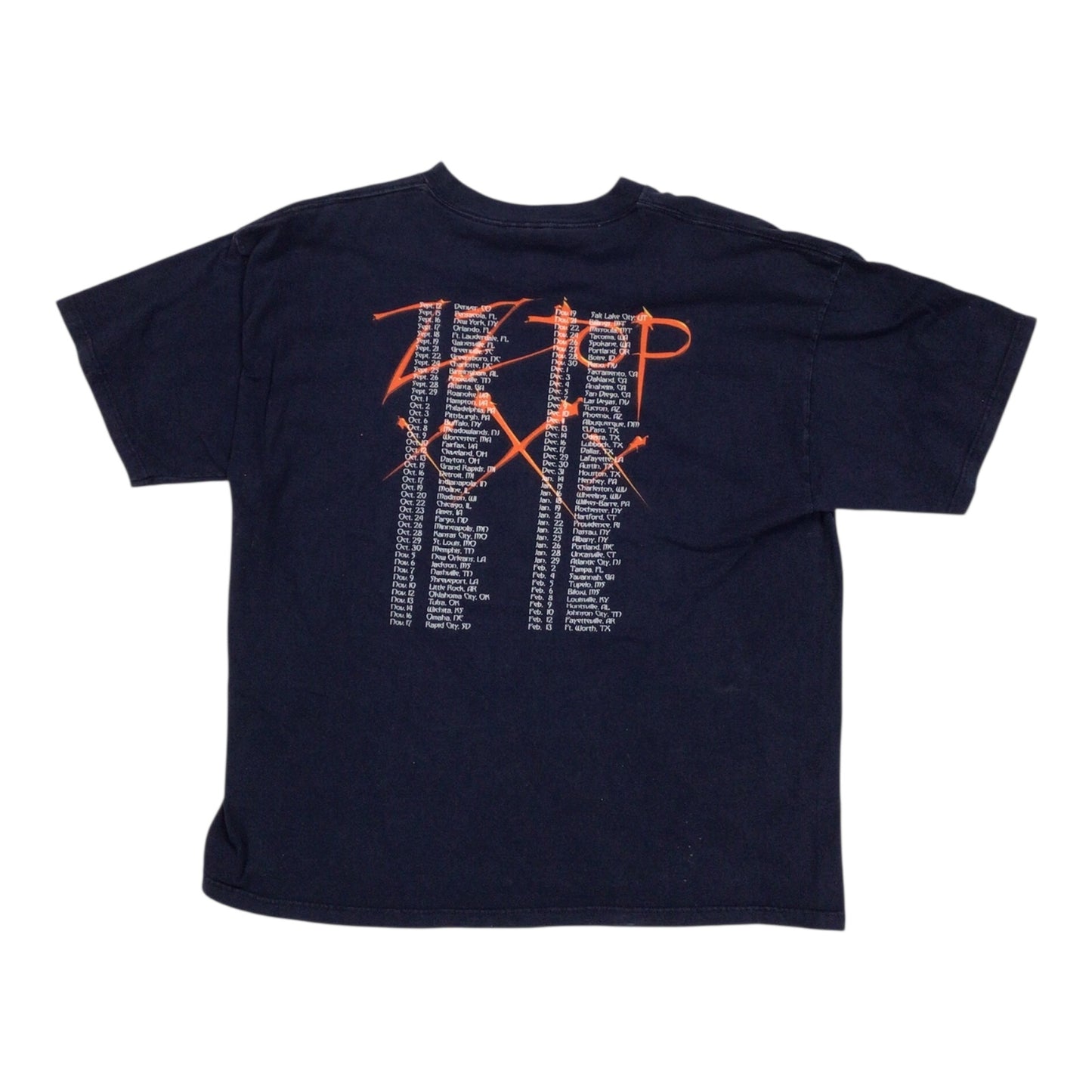 ZZ Top 1999 XXX Tour Concert T-Shirt