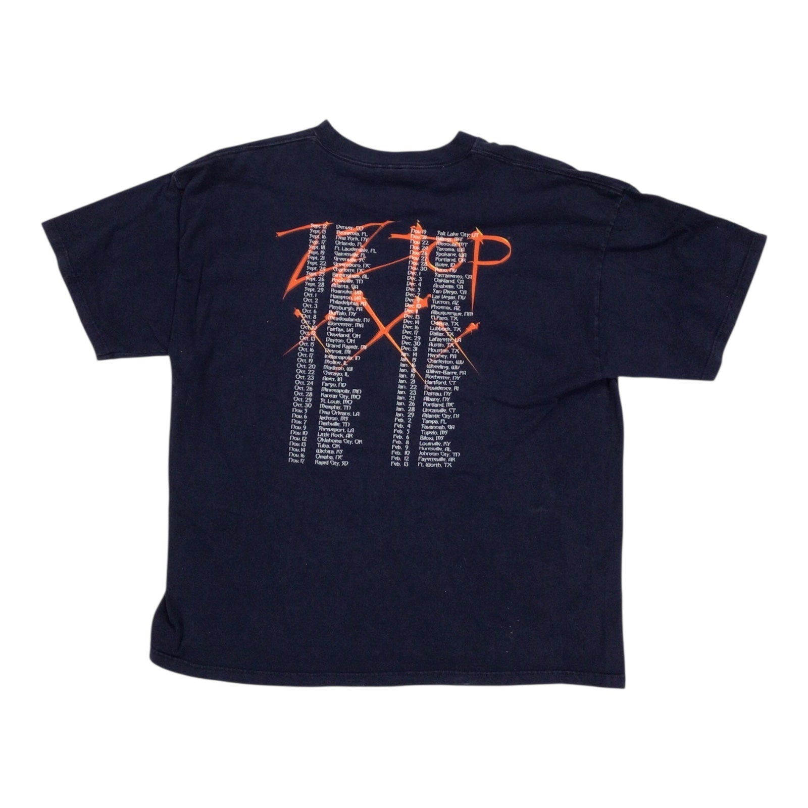 ZZ Top 1999 XXX Tour Concert T-Shirt