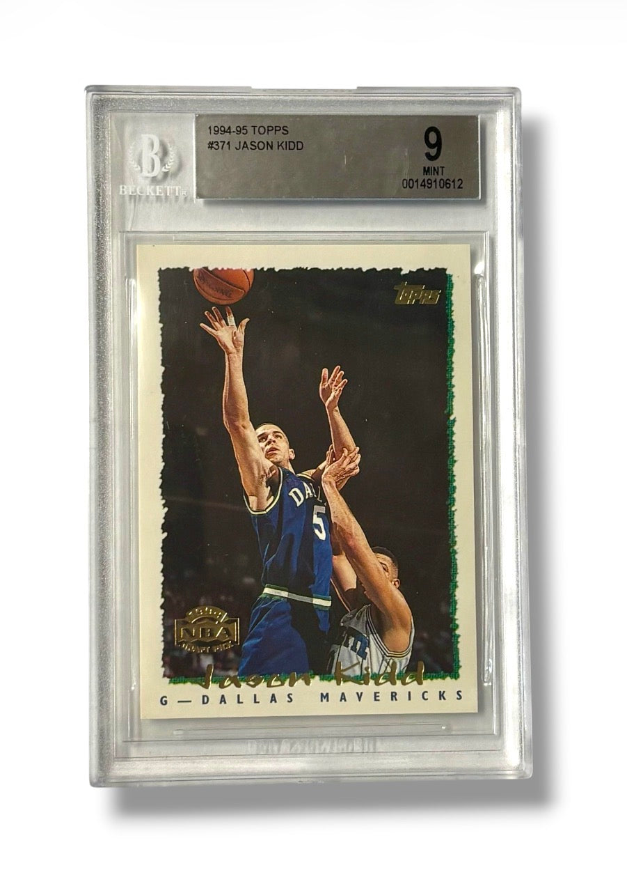 1994-95 Topps #371 Jason Kidd RC Rookie BGS 9 - 0014910612