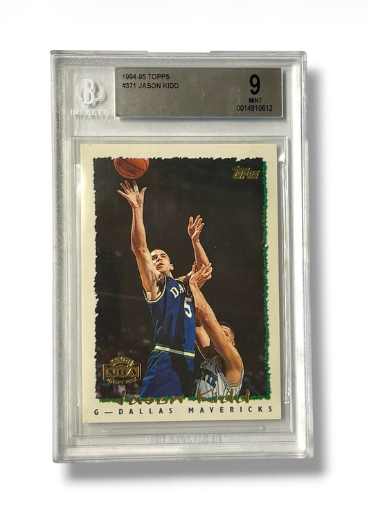 1994-95 Topps #371 Jason Kidd RC Rookie BGS 9 - 0014910612