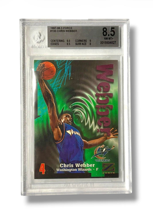 1997-98 Skybox Z-Force #135 Chris Webber BGS 8.5 - 0015504827