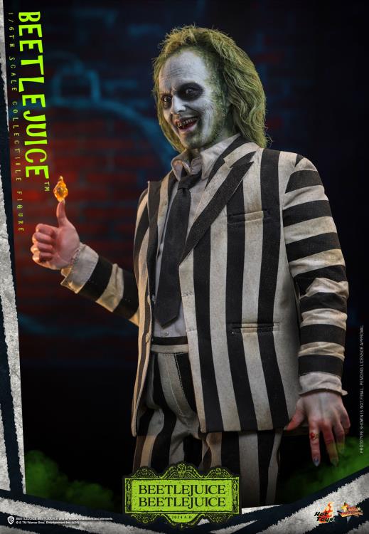 Hot Toys Beetlejuice Beetlejuice 1/6 Scale Collectible Figure MMS767 – New Sealed
