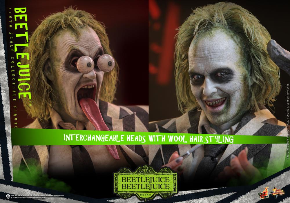 Hot Toys Beetlejuice Beetlejuice 1/6 Scale Collectible Figure MMS767 – New Sealed