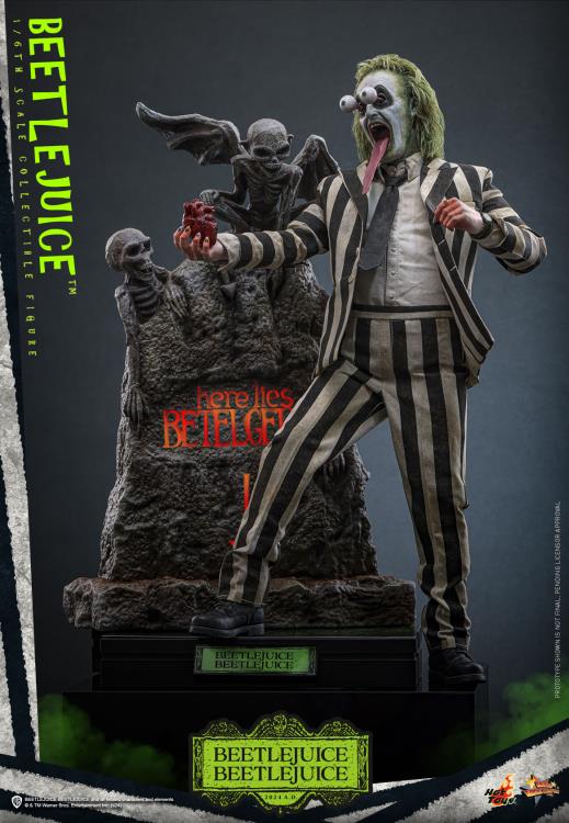 Hot Toys Beetlejuice Beetlejuice 1/6 Scale Collectible Figure MMS767 – New Sealed