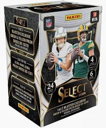 2024 Panini Select Football Blaster Box - 3 Blaster Exclusive G & R Shock Die Cuts!