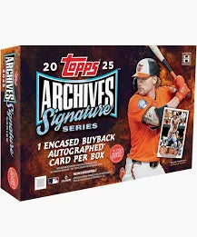 2025 Topps Archives Signature Series Active Players Edition Baseball Hobby Box