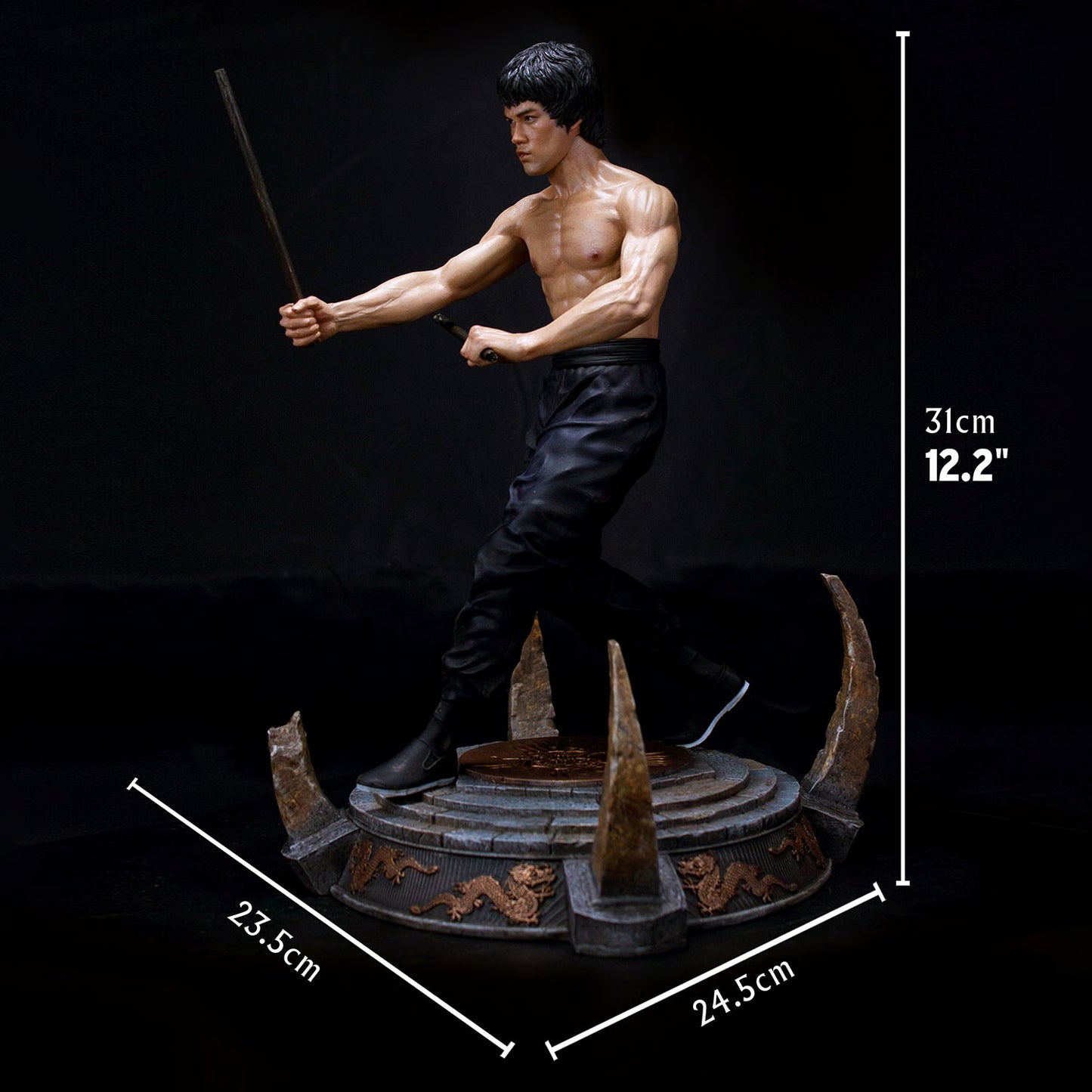 Bruce Lee Kali Sticks Fight 1/6th Scale Statue By Star Ace