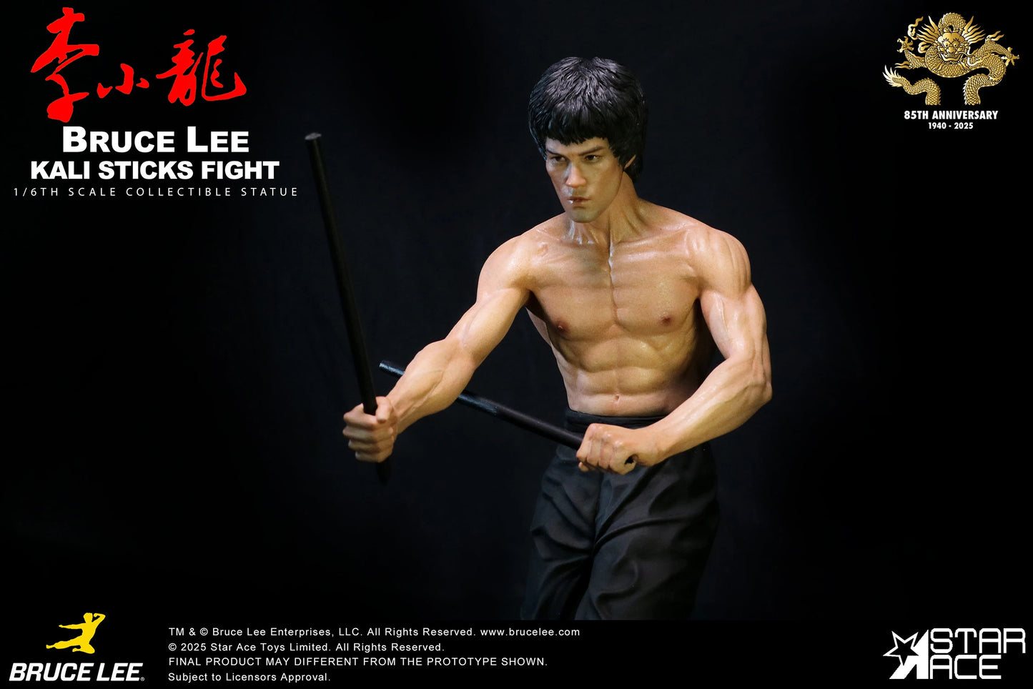 Bruce Lee Kali Sticks Fight 1/6th Scale Statue By Star Ace