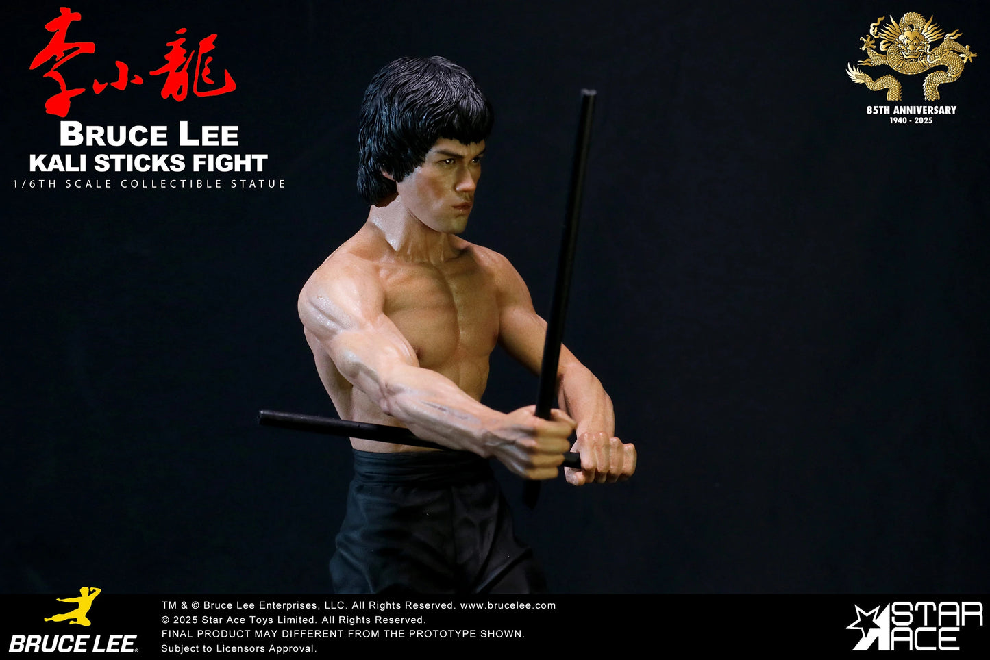 Bruce Lee Kali Sticks Fight 1/6th Scale Statue By Star Ace