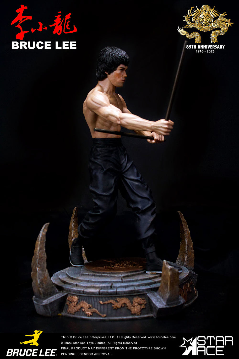 Bruce Lee Kali Sticks Fight 1/6th Scale Statue By Star Ace